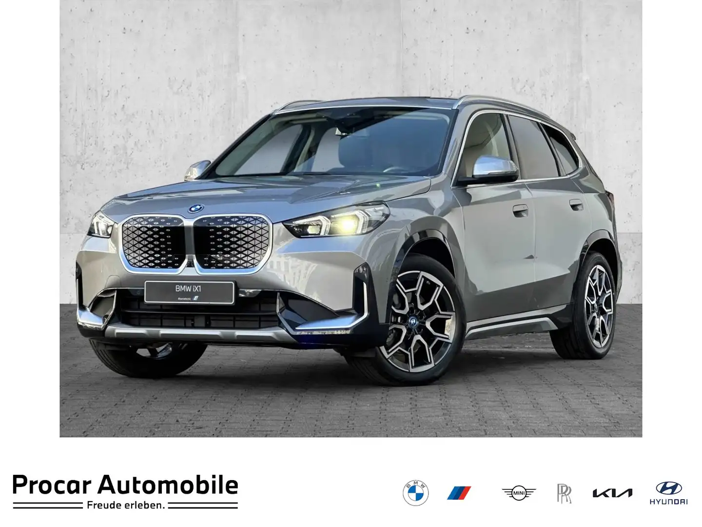BMW iX1 xDrive30 X-Line PANO AHK DA+ PA+ H/K 19" Silber - 1