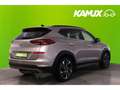 Hyundai TUCSON 1.6T-GDI 4WD Aut.Premium+LED+NAVI+AHK+PDC Grau - thumbnail 4