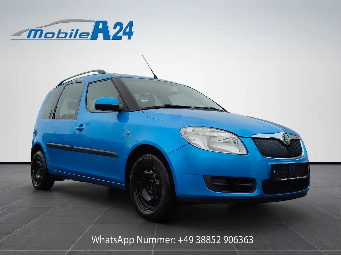 Skoda Roomster 1.4 Style PDC SHZ KLIMA AHK TÜV/HU NEU Blau - 1
