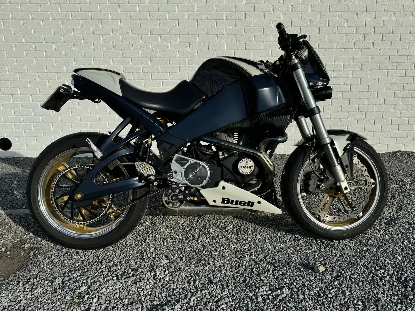 Buell XB 9 XB9sx Full Carbon Blanc - 1