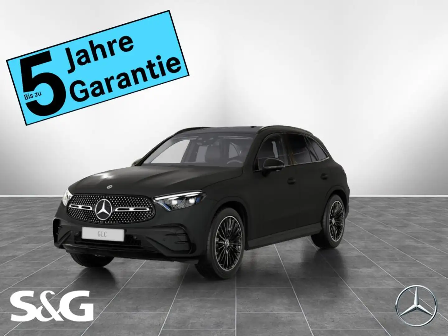 Mercedes-Benz GLC 300 d 4M AMG Night+MBUX+360°+D-LED+Pano+AHK Grijs - 1