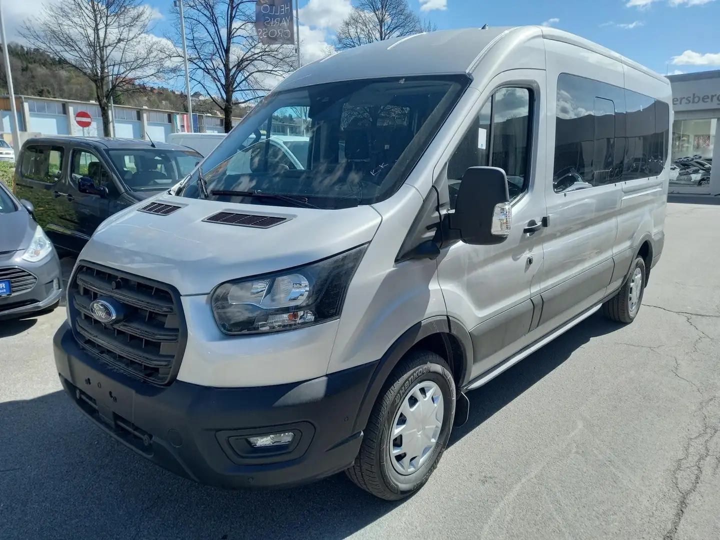 Ford Transit Bus Minibus 2,0 EcoBlue HDT L3H2 410 Trend 15 Sitze Argento - 1