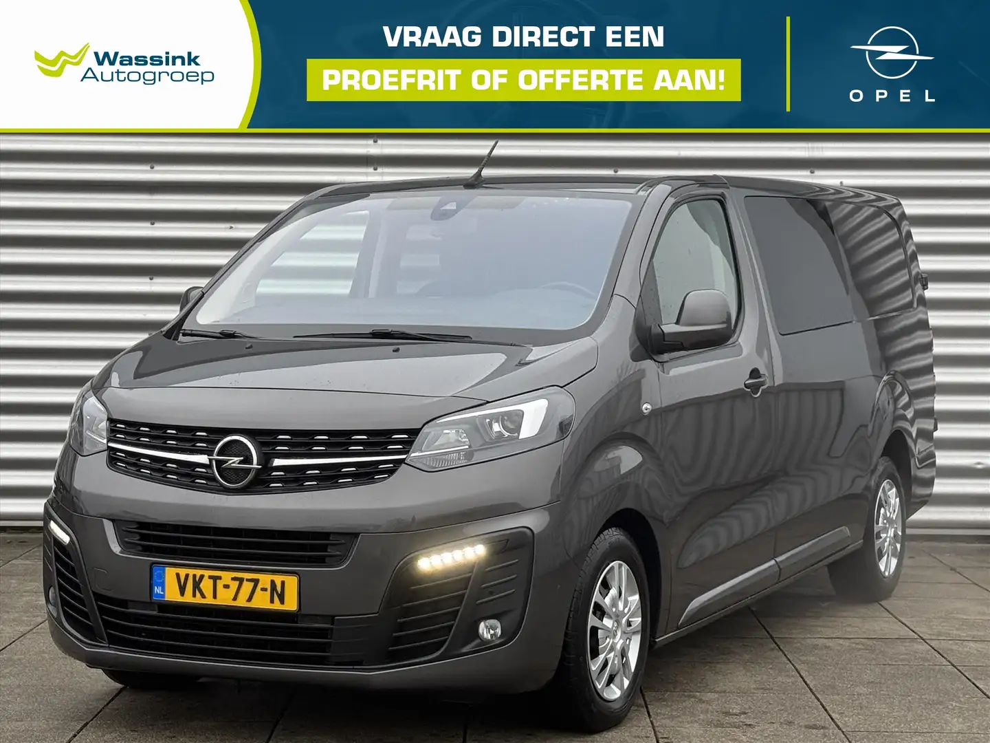 Opel Vivaro Dubbel Cabine 2.0 Diesel 122pk L3H1 5-zits 8-Traps Grijs - 1