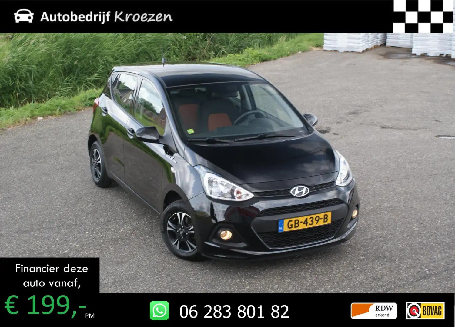 Hyundai i10 1.0i i-Motion Comfort | Airco | Cruise Control | O Negro - 1