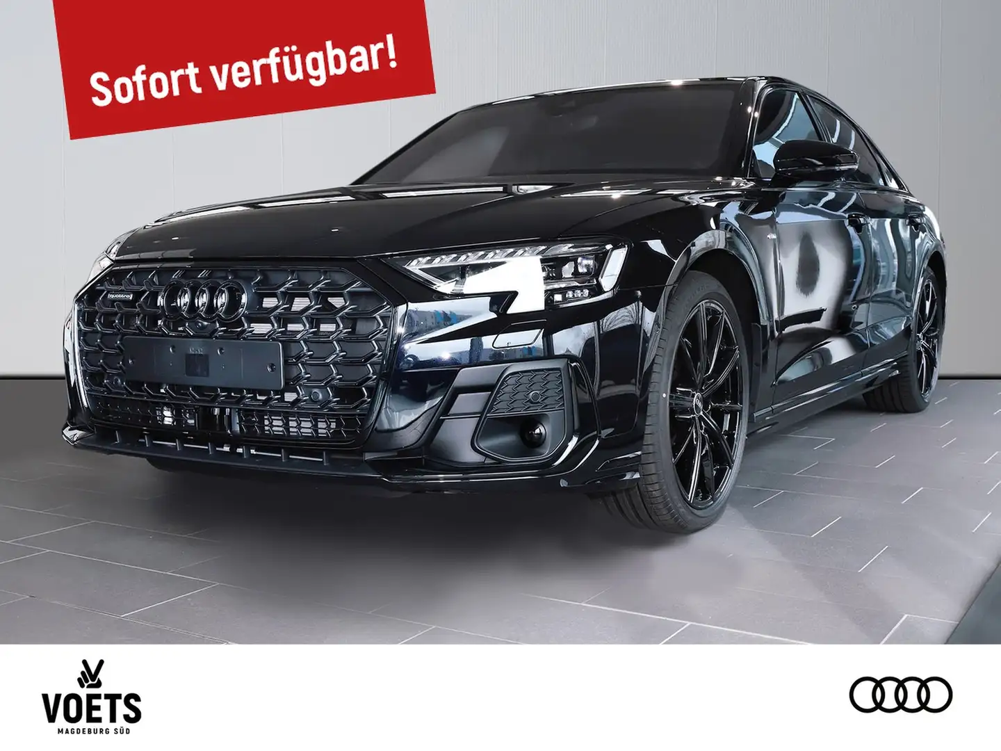 Audi A8 50 TDI QU. SLINE+DIGITAL LICHT+21ZOLL+PANO Zwart - 1