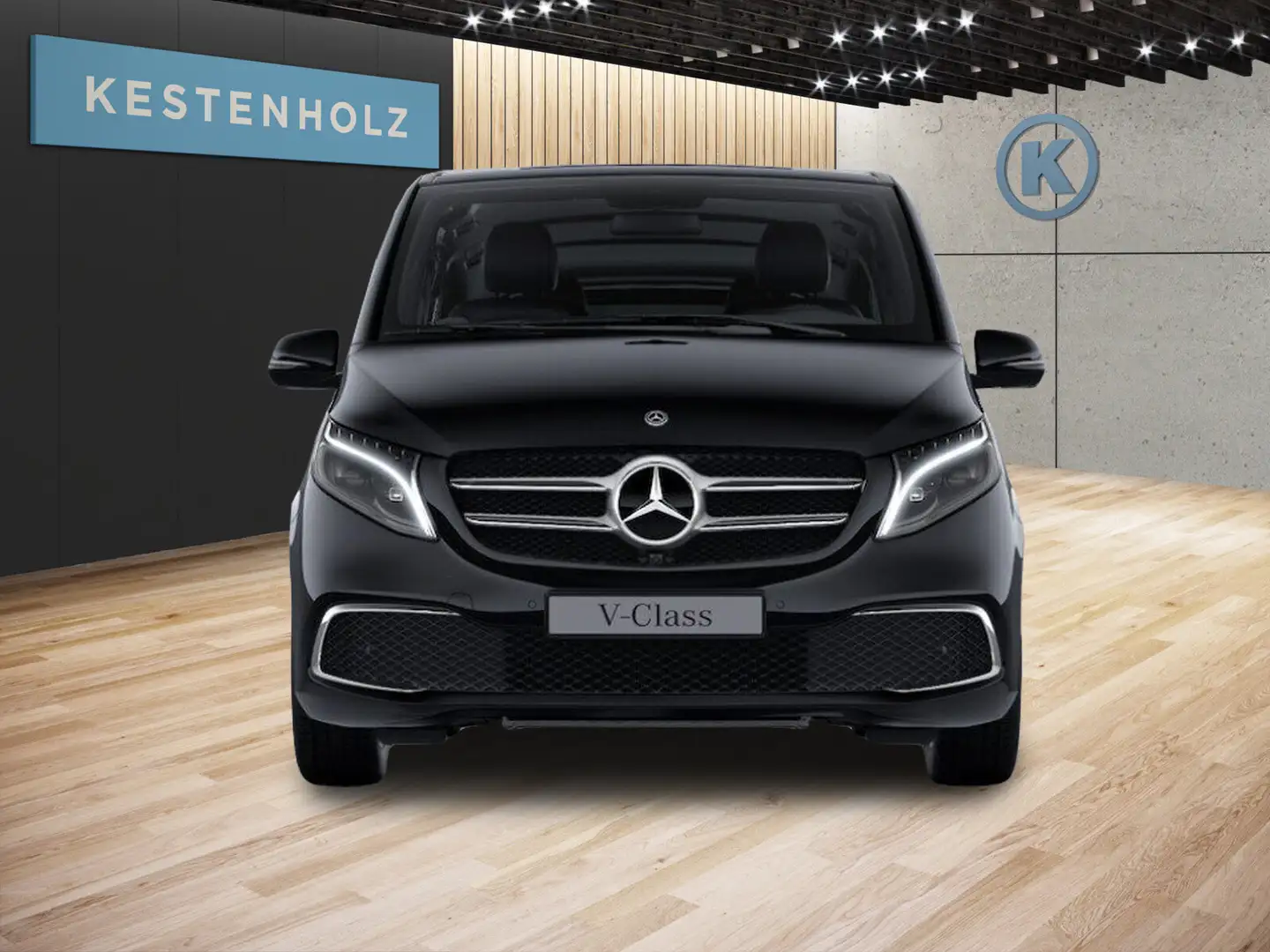 Mercedes-Benz V 300 V 300 d EDITION Extralang *AVANTGARDE*AHK*360°*SHZ* Schwarz - 2