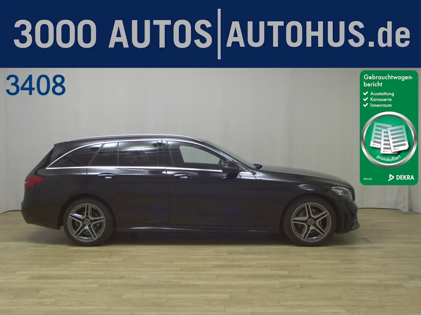 Mercedes-Benz C 220 T d 4M AMG-Line COMAND LED AHK RFK Distr.+ Černá - 1