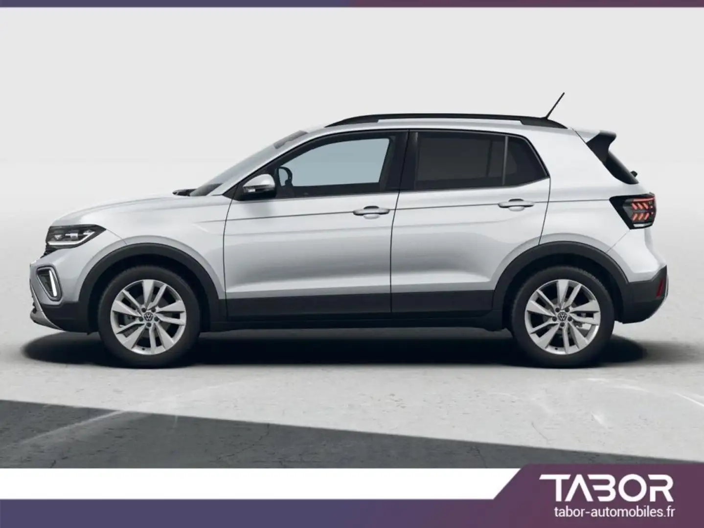 Volkswagen T-Cross 1.0 TSI 115 DSG IQ.Light 17p Argent - 2