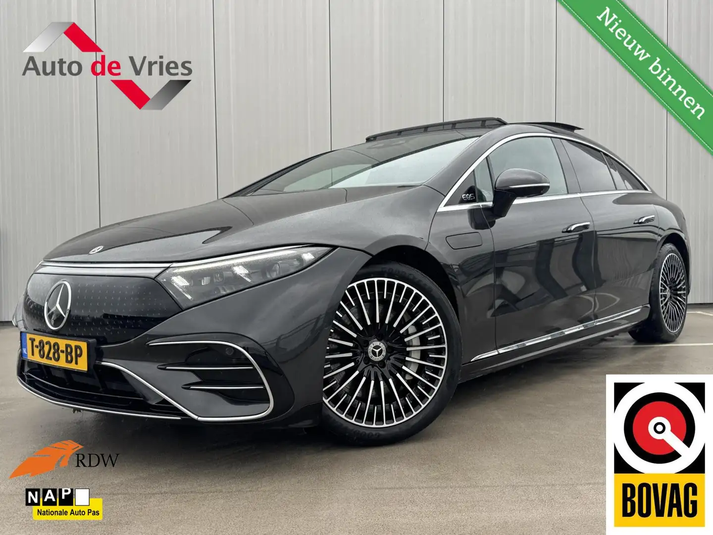 Mercedes-Benz EQS 450+ AMG Line 108 kWh|NL-Auto|Navi|Panoramadak Grijs - 1
