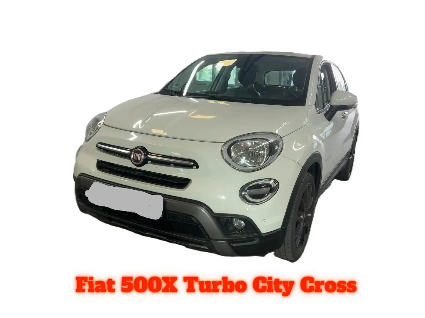 Fiat 500X Turbo City Cross/1.Hnd./AHK/RFK/PDC/SHZG/NAVI Blanc - 2