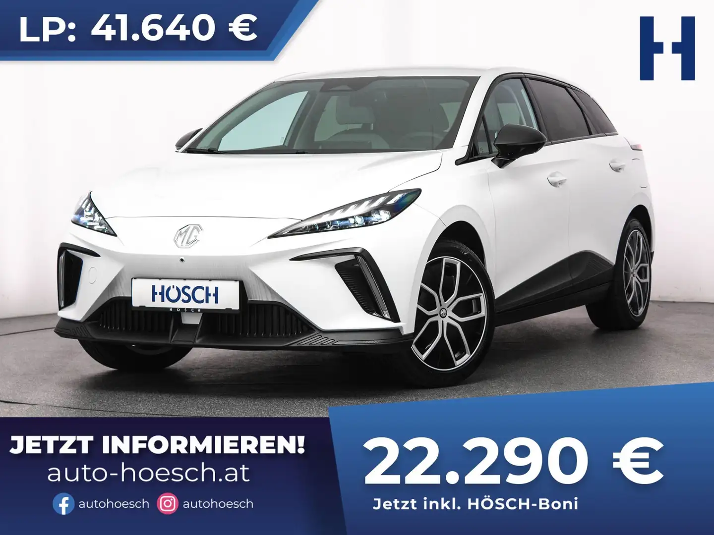 MG MG4 64kWh Luxury GARANTIE MEGAPREIS Weiß - 1