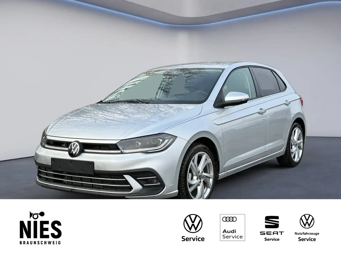 Volkswagen Polo Style 1.0 TSI DSG Style NAVI+ACC+MATRIX-LED+SERVO Silber - 1