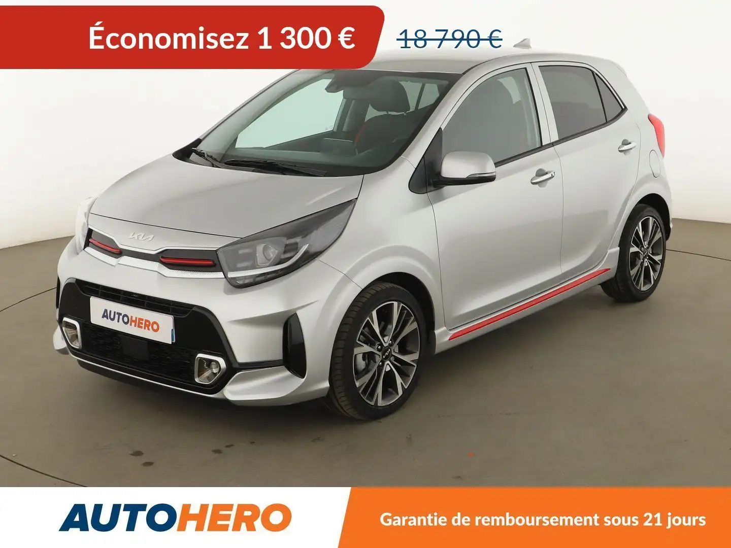 Kia Picanto 1.2 DPI ISG GT Line Premium BVA5 Gris - 1