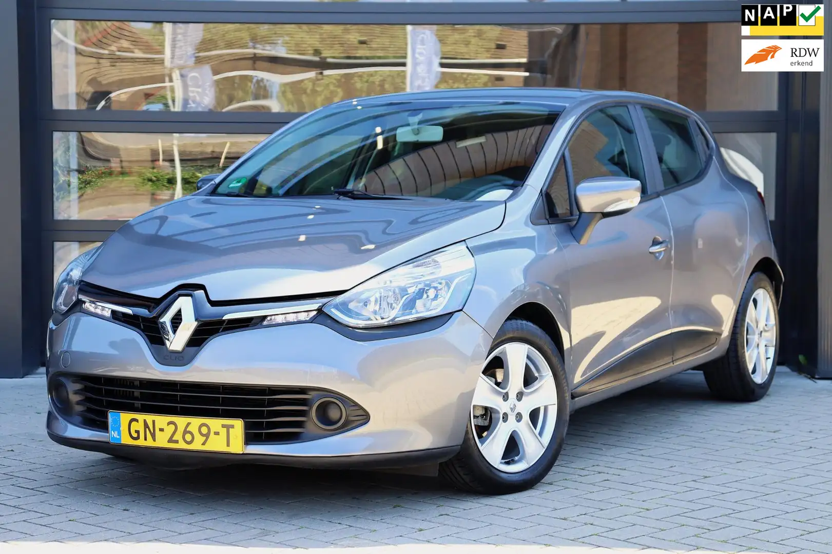 Renault Clio 1.2 Dynamique 120 PK Automaat | Trekhaak | Navigat Grigio - 1