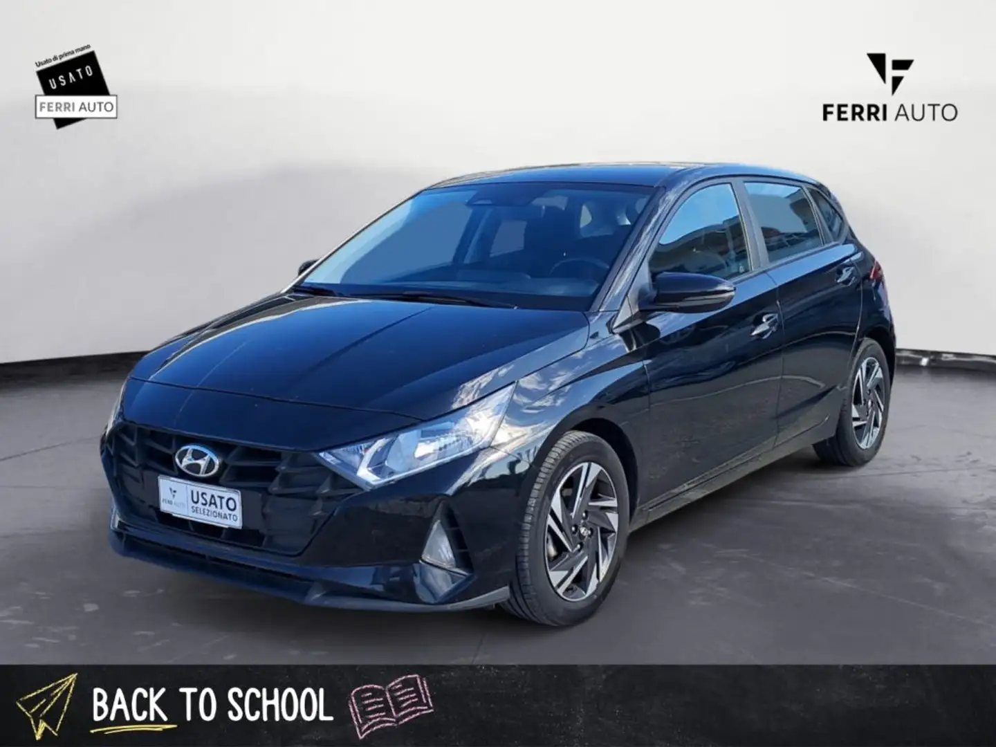 Hyundai i20 1.2 MPI MT Connectline Schwarz - 1