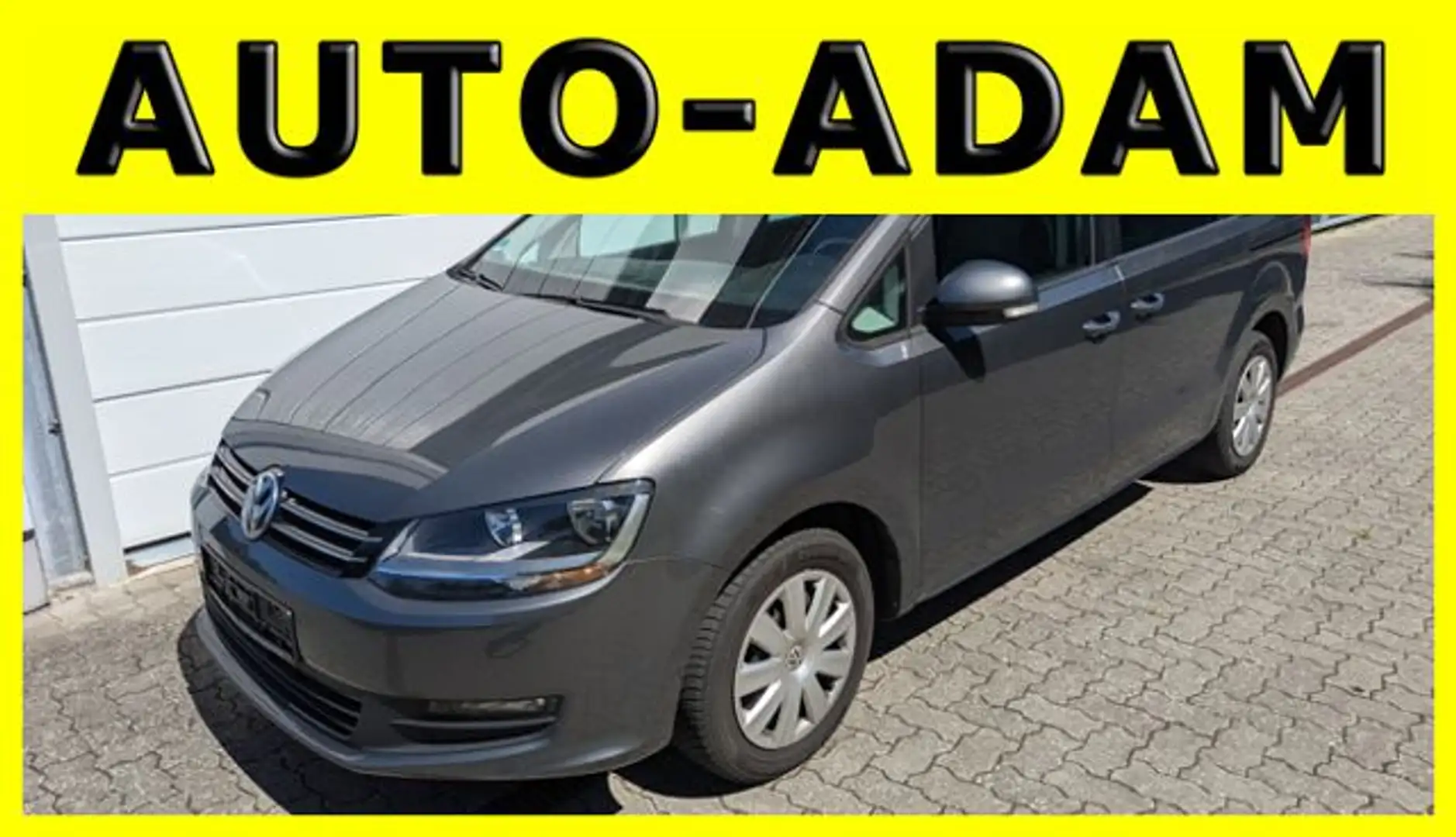Volkswagen Sharan Trendline BlueMotion*AHK*7 Sitze* Grau - 1
