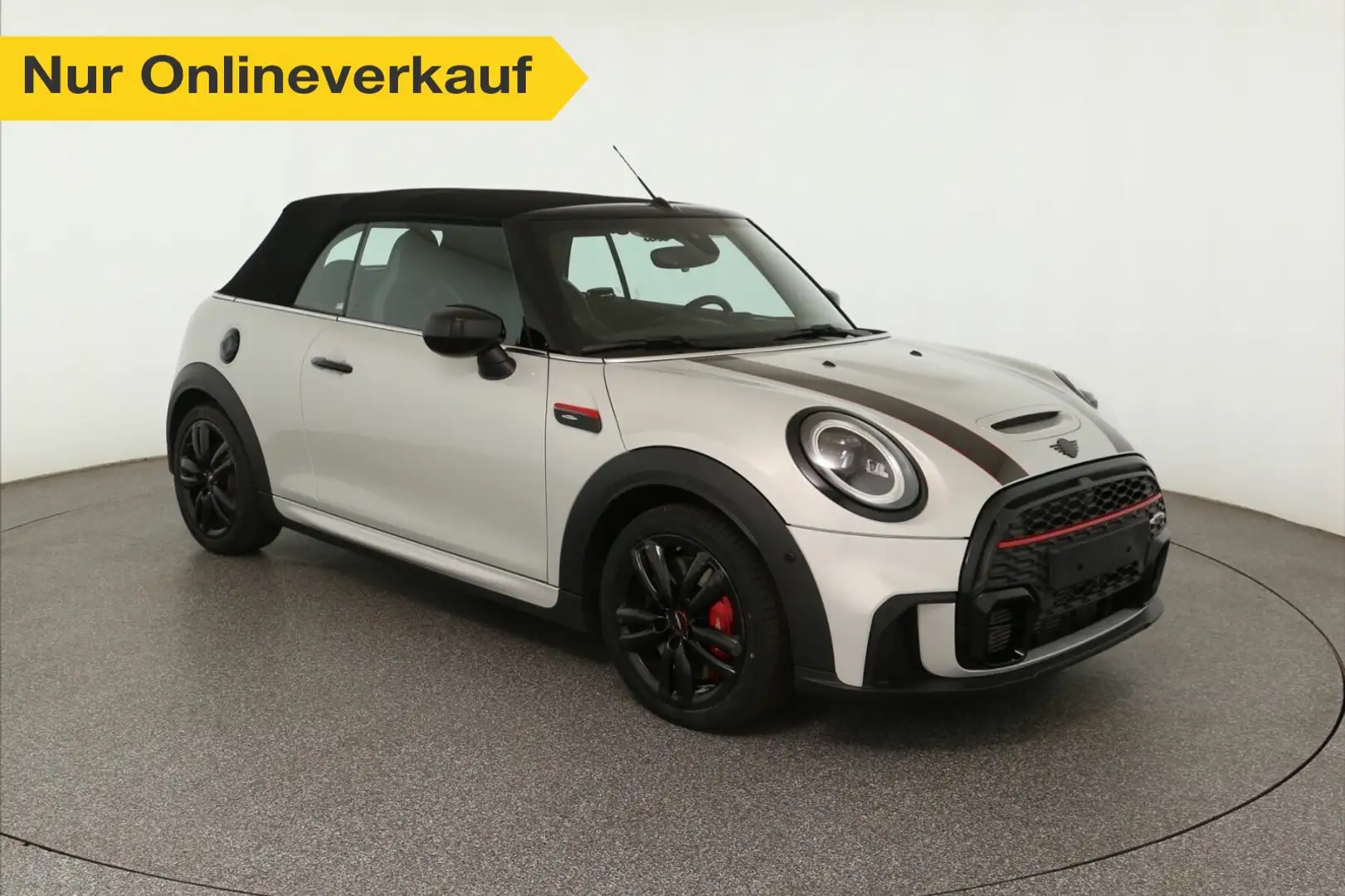 MINI John Cooper Works Cabrio John Cooper Works JCW Trim LEDER+LED+NAVI Silber - 1