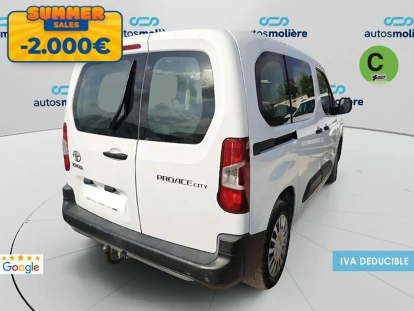 Toyota Proace City 1.5D+GX+L1+75+kW+%28102+CV%29 White - 2