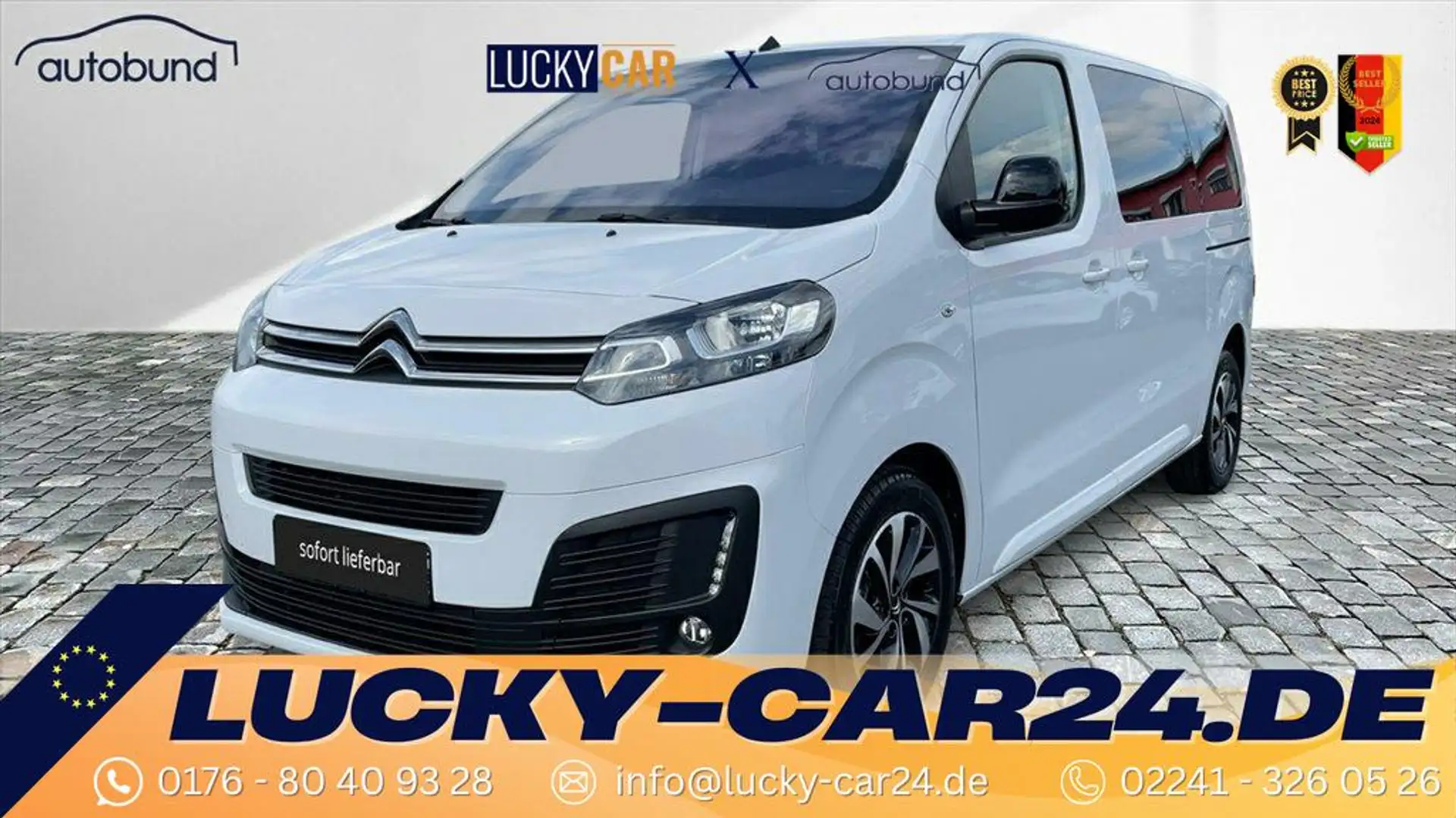 Citroen Spacetourer FEEL 2,0 Blue HDI 8- Sitzer Navi Kamera 106 kW ... Weiß - 1
