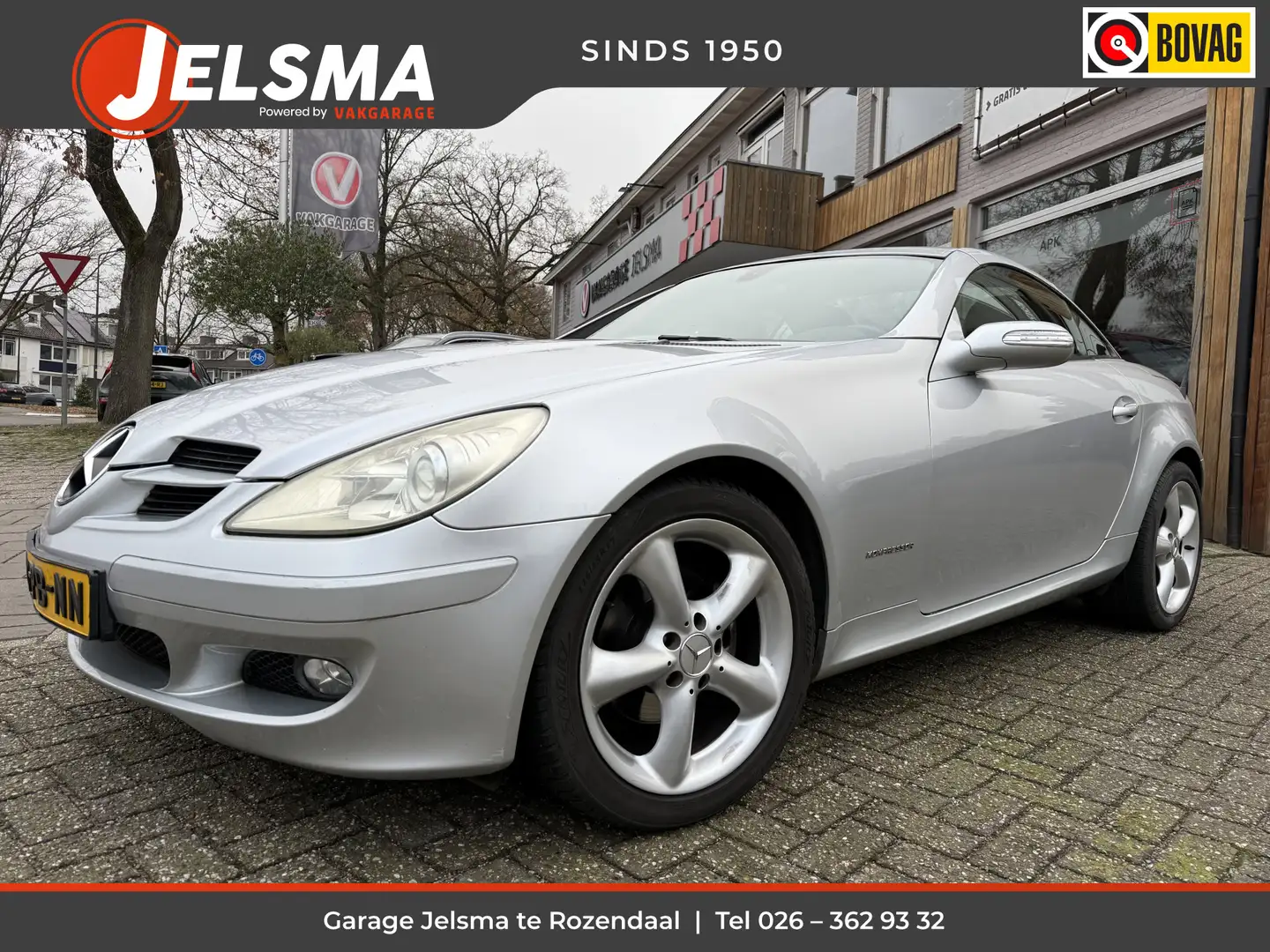 Mercedes-Benz SLK 200 Kompressor Aut., Nette auto! Grijs - 1
