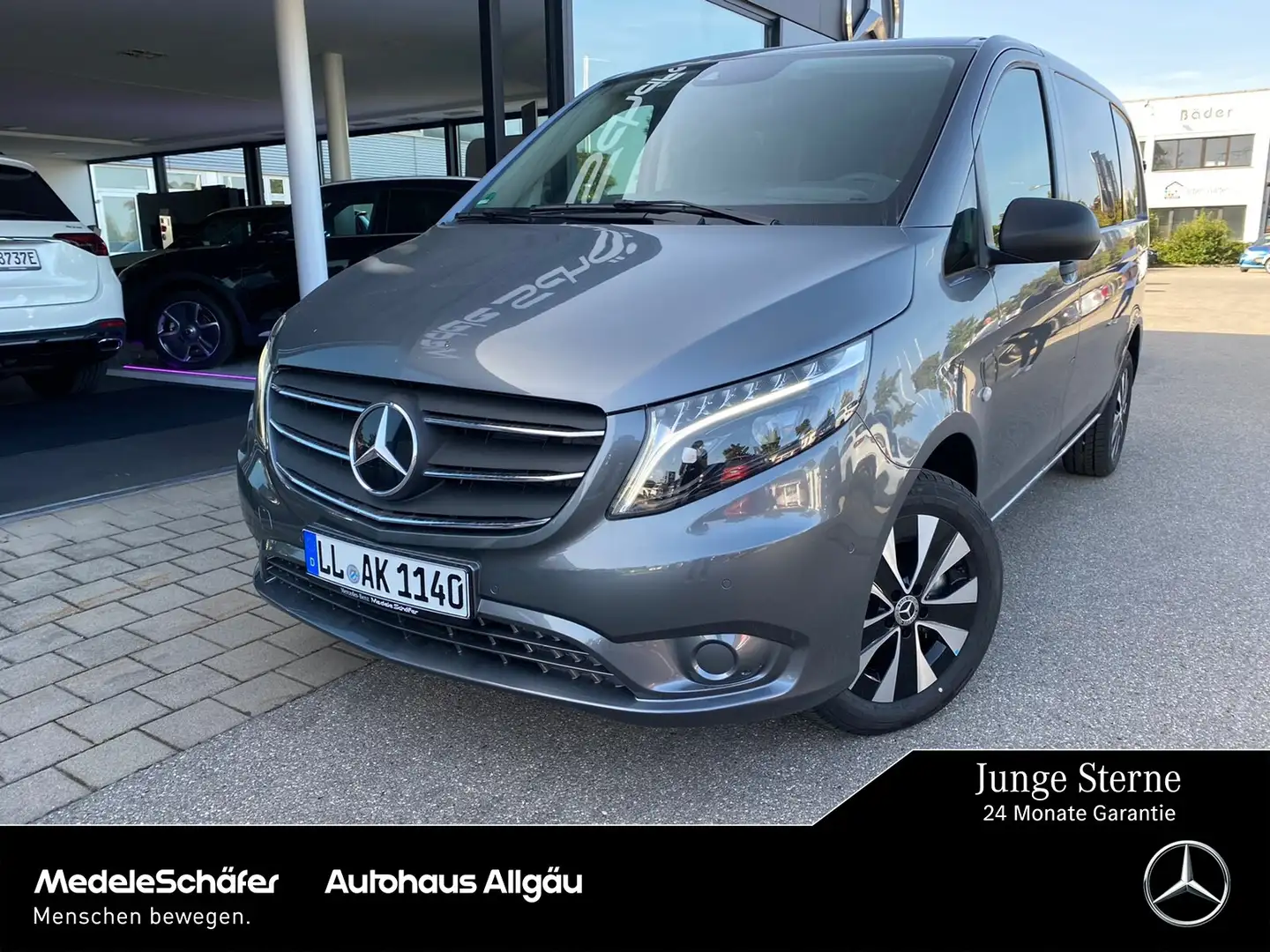 Mercedes-Benz Vito Vito 124 CDI 4x4 Mixto Kompakt LED HECKTÜR AHK Grau - 1