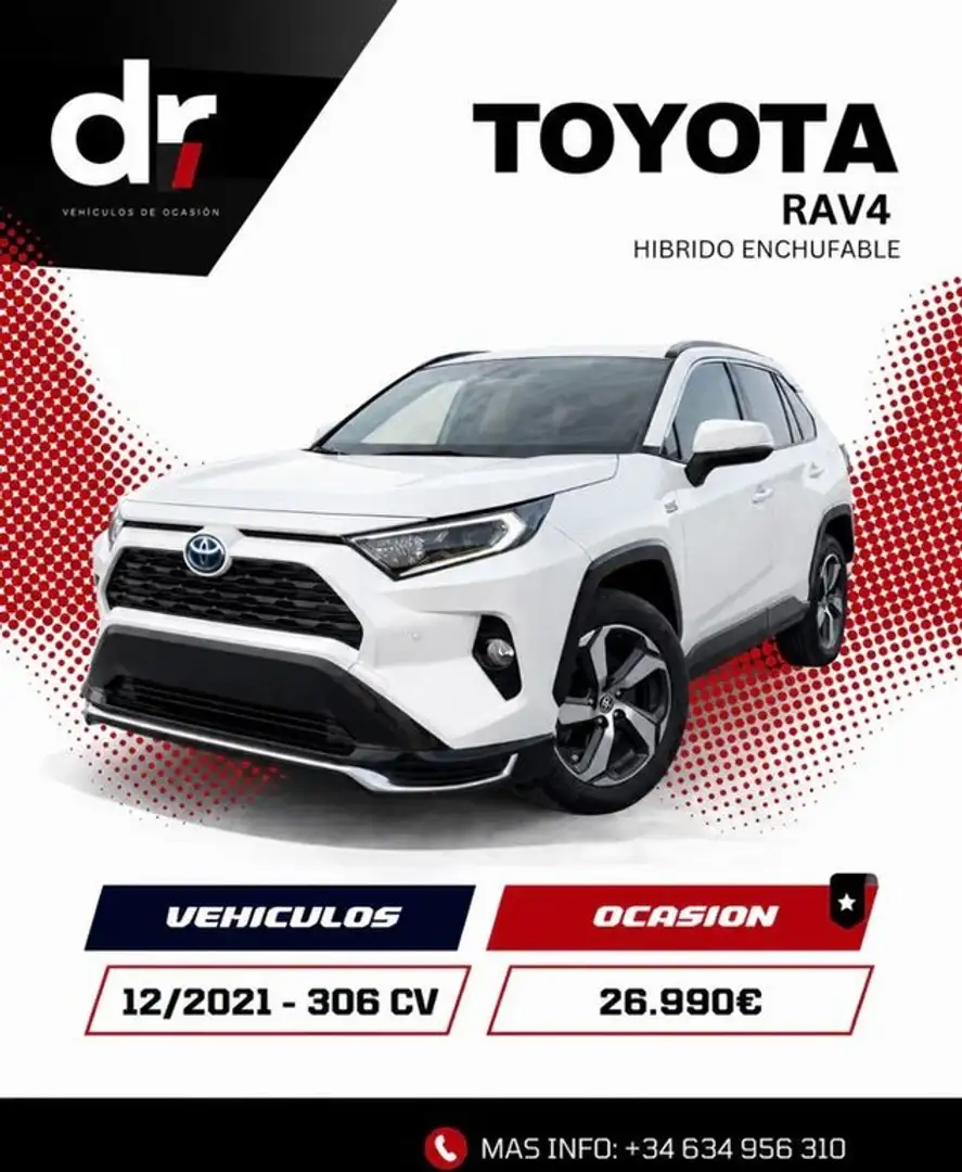 Toyota RAV 4 2.5l PLUGIN 300PH eCVT Advance Blanco - 1
