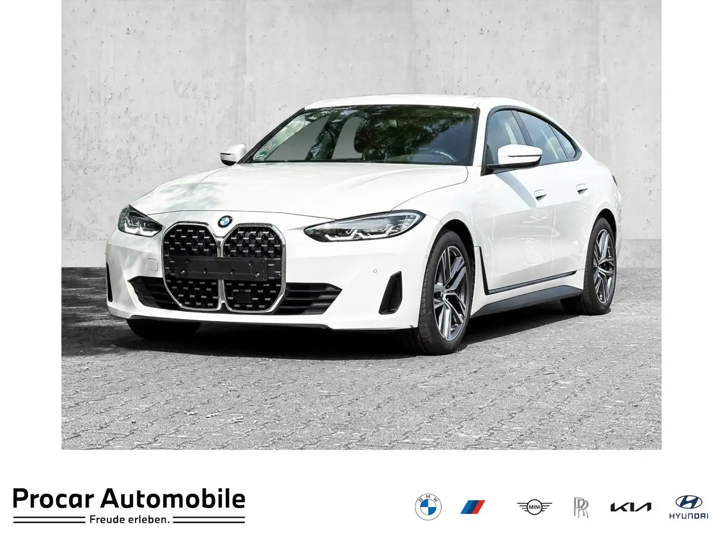 BMW 420 i Gran Coupé+ACC+NAVI+LED+PDC+DAB+KLIMA Blanc - 1