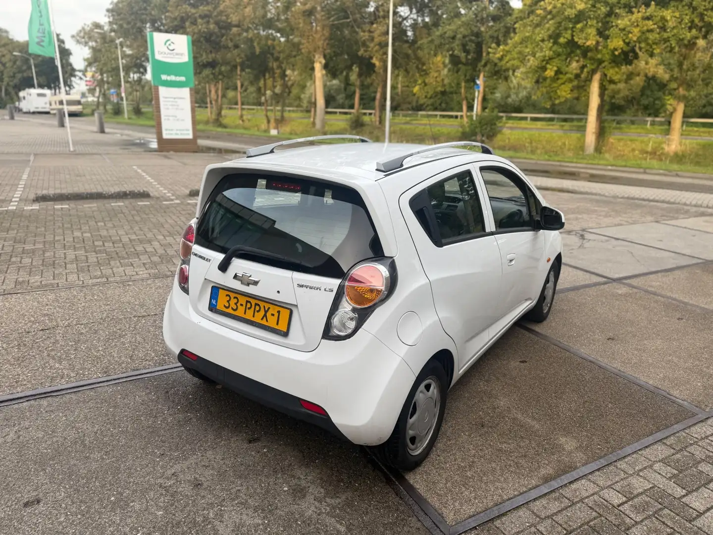 Chevrolet Spark 1.0 16V LS Bi-Fuel ((( NIEUWE koppeling ))) Blanc - 2