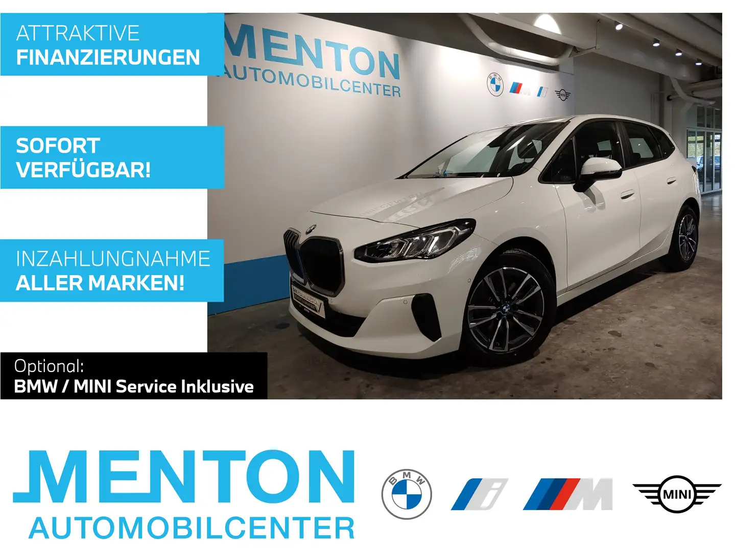 BMW 218 d LCPlus/LED/RFK/PDC/Shz Weiß - 1