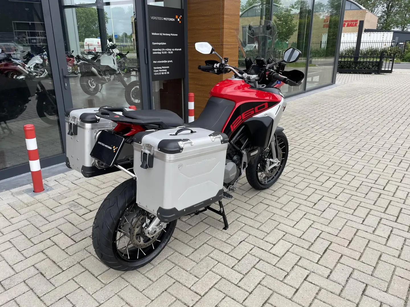 Ducati Multistrada 1260 Enduro zijkoffers # schitterende staat Rood - 2