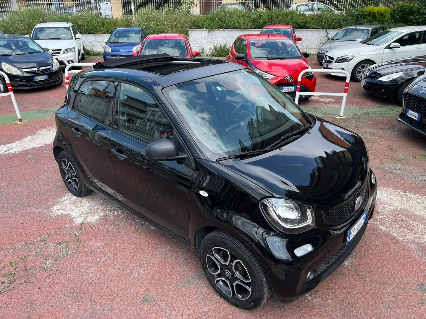 smart forFour 1.0*ALL.PASSION*CABRIO*AUTOMATICA* Siyah - 1