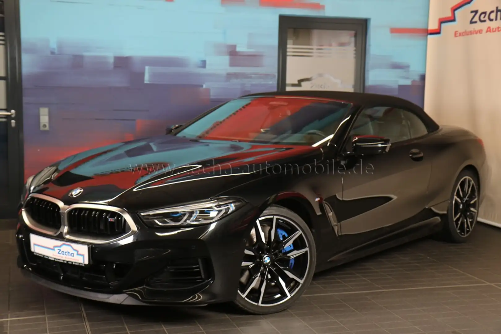 BMW M850 i xDr.Cabrio Sitzbel.DrivProf.Park+ Laser Чорний - 2
