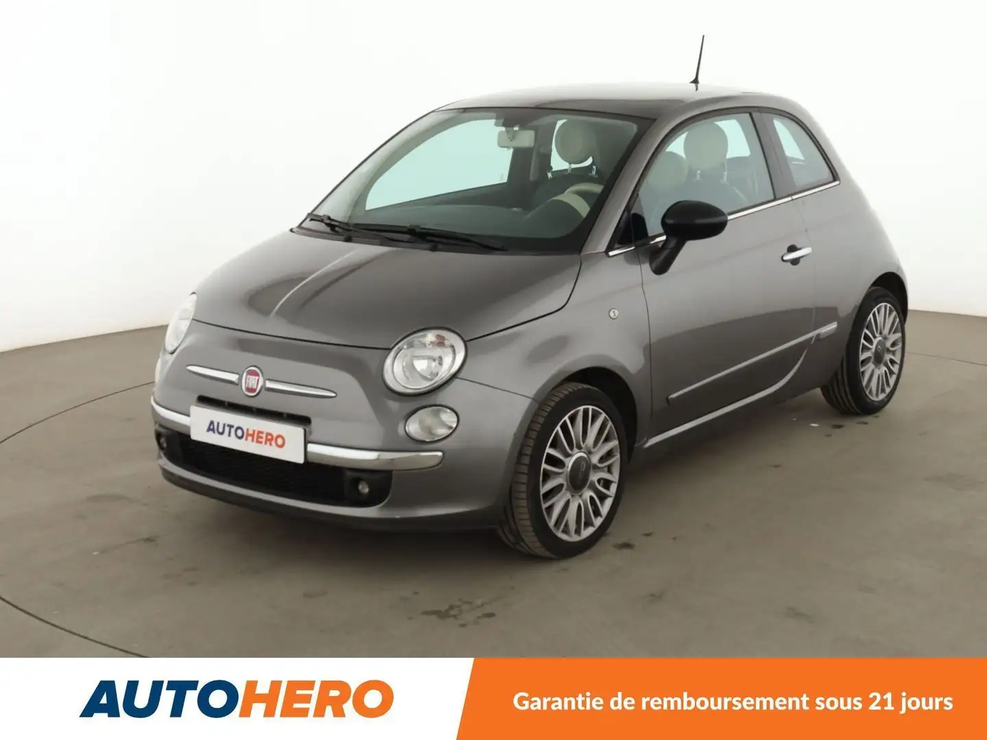 Fiat 500 1.2 Club Gris - 1