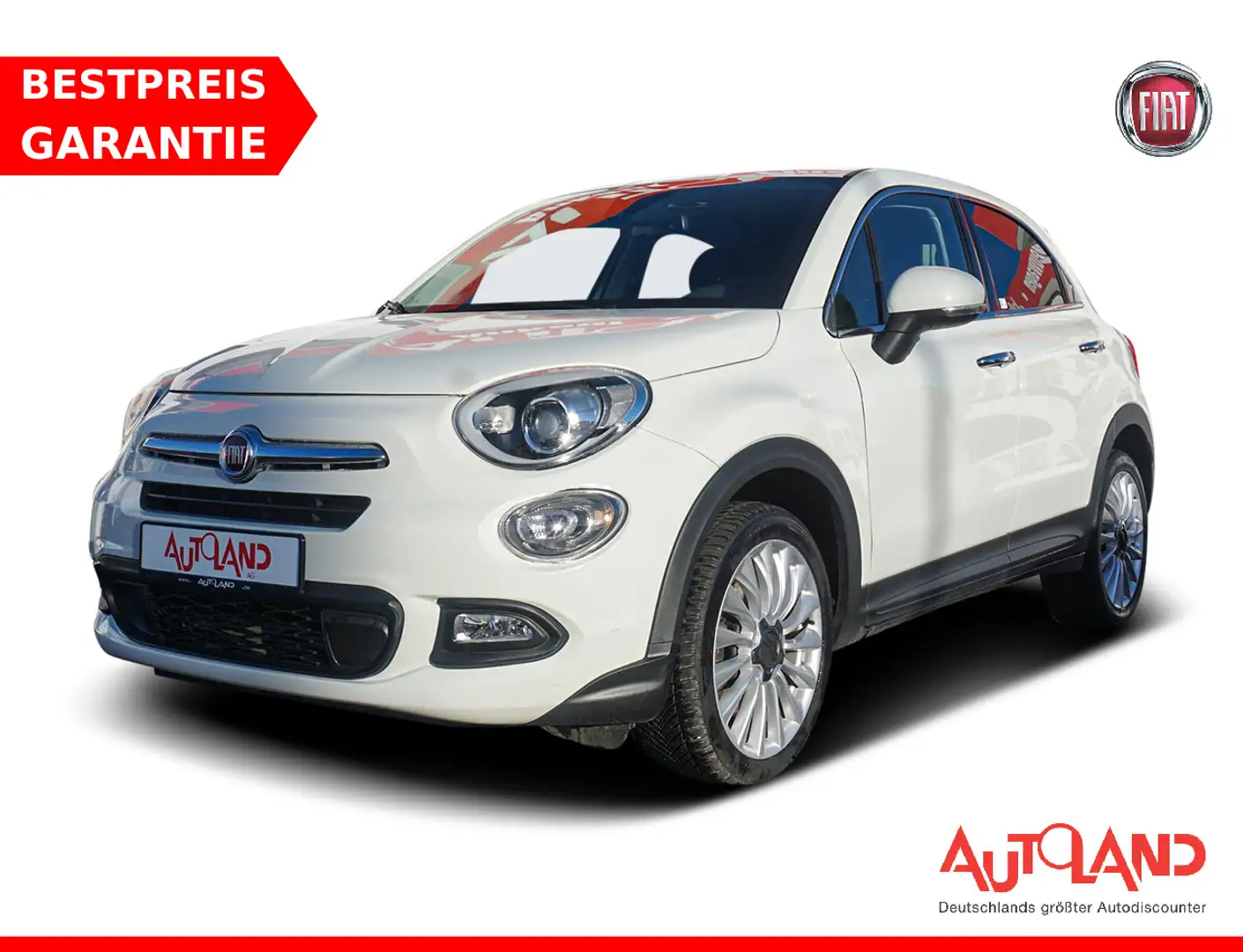 Fiat 500X 1.6 Multijet Lounge DCT Navi Kamera Weiß - 1