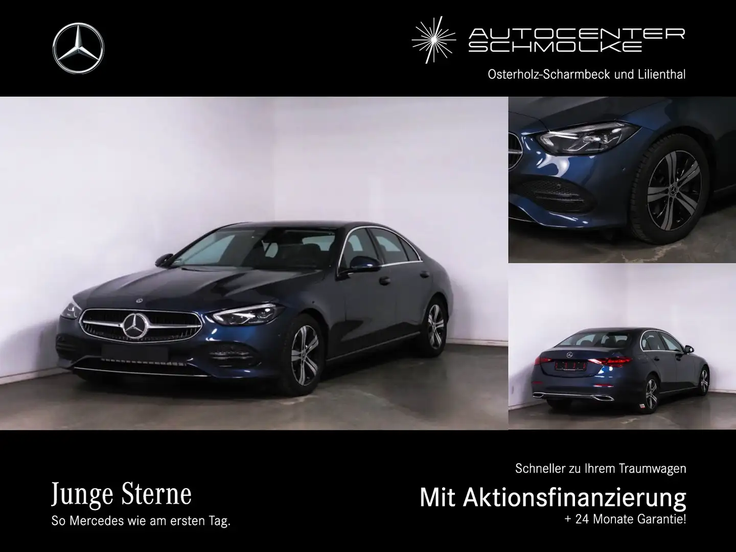 Mercedes-Benz C 200 C 200 Avantgarde 360°*LED*WINTER-P*MBUX*AMBIENTE Bleu - 1