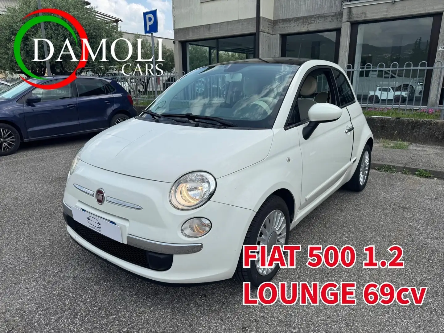 Fiat 500 1.2 Lounge 69cv E6 Blanc - 1