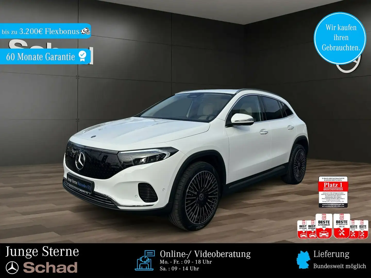 Mercedes-Benz EQA 350 EQA 350 4M Navi/KeylessGo/Klima/helle Innenausst Blanco - 1