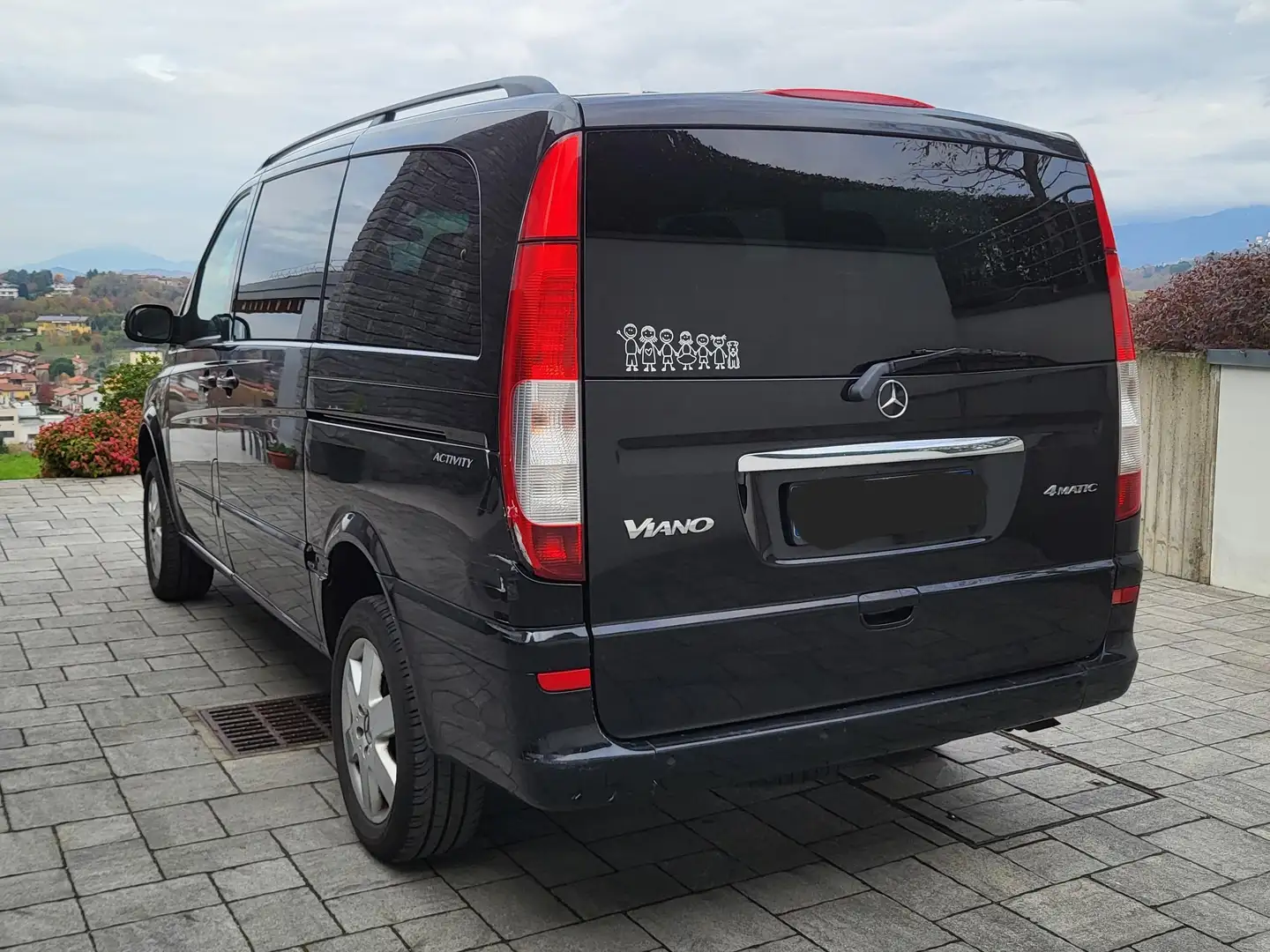 Mercedes-Benz Viano Viano 2.2 cdi Ambiente 4matic auto Nero - 1