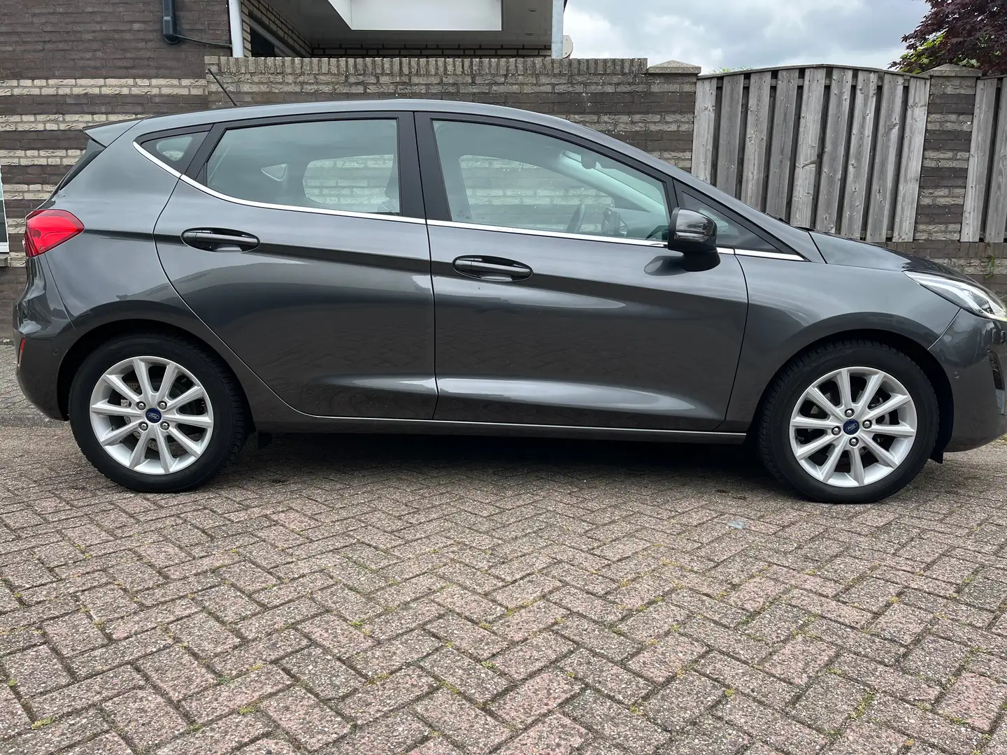 Ford Fiesta Fiesta 1.0 EcoB. Titanium Grijs - 1