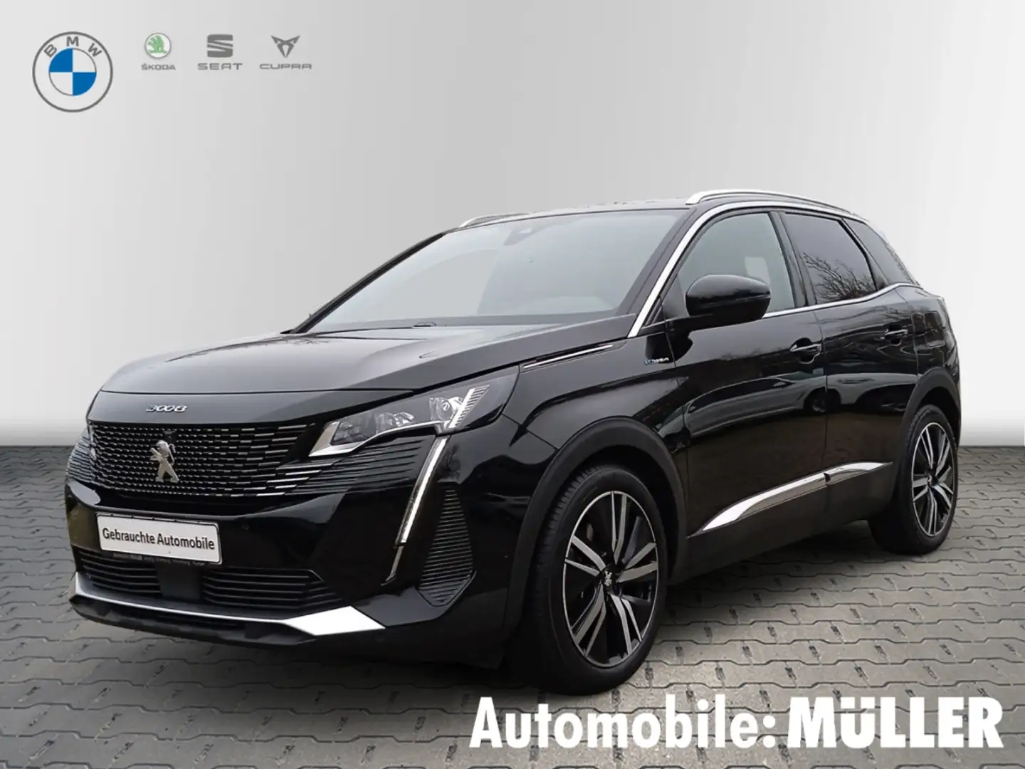 Peugeot 3008 1.6 300 GT*360°Kamera*Soundsystem*Full LED* Fekete - 1
