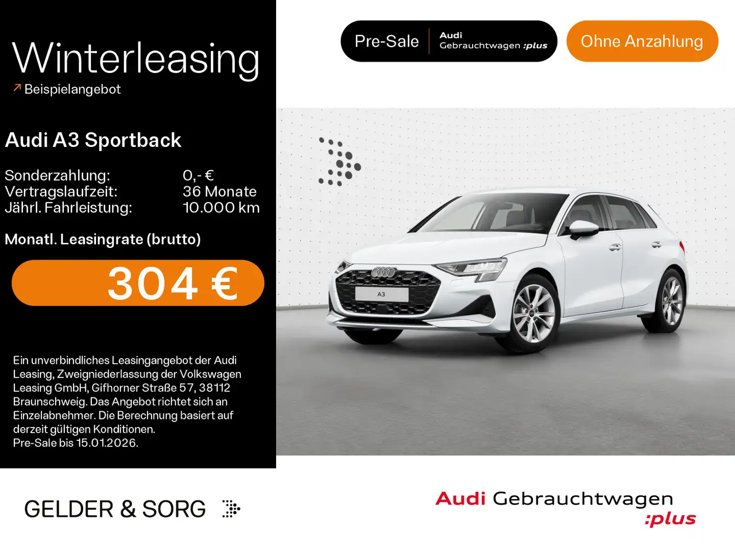 Audi A3 35 TDI advanced LED*RFK*Virtual Weiß - 1