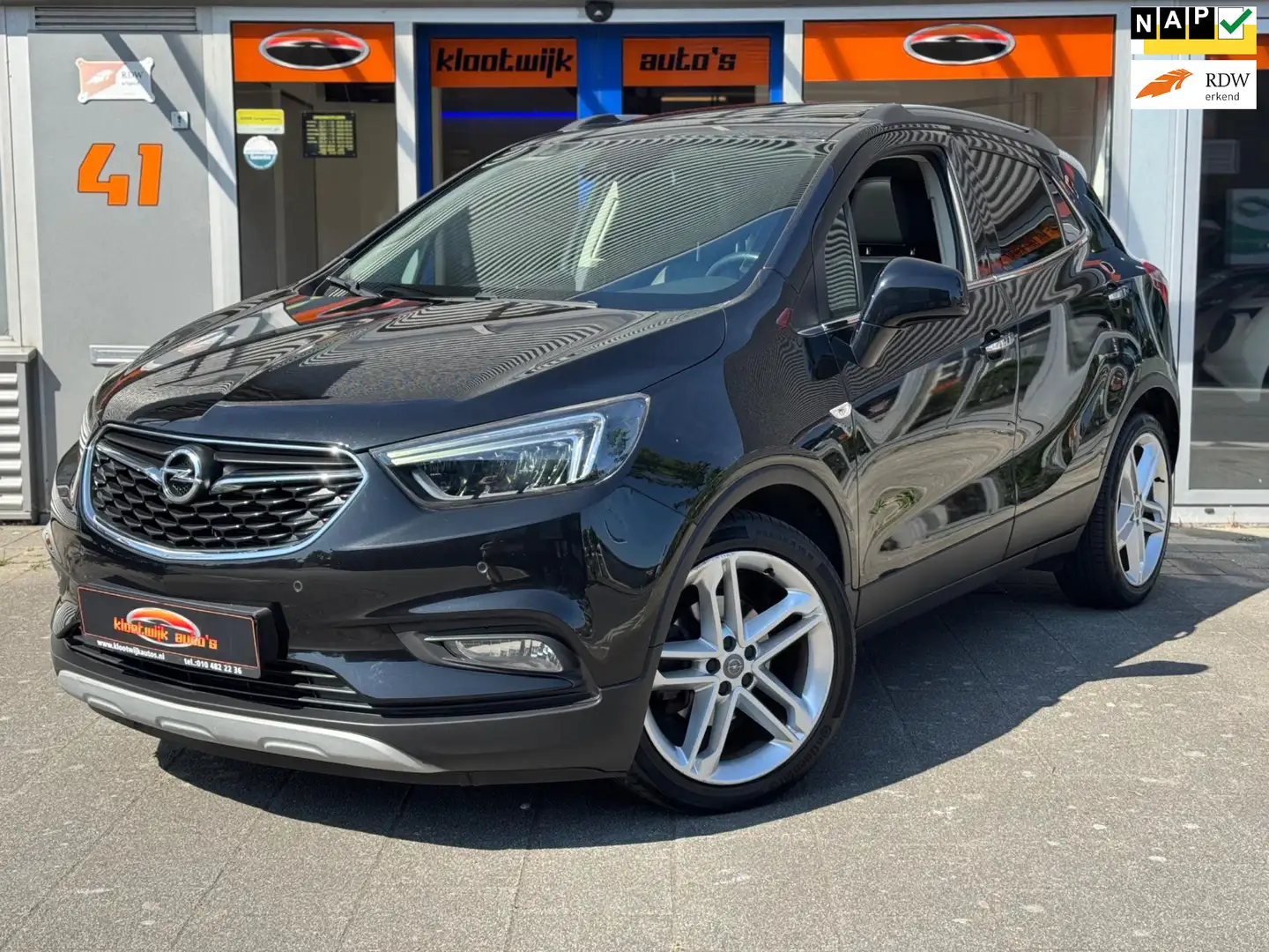Opel Mokka X 1.4 Turbo Innovation Leder Schuifdak Led LM Keyles Zwart - 1