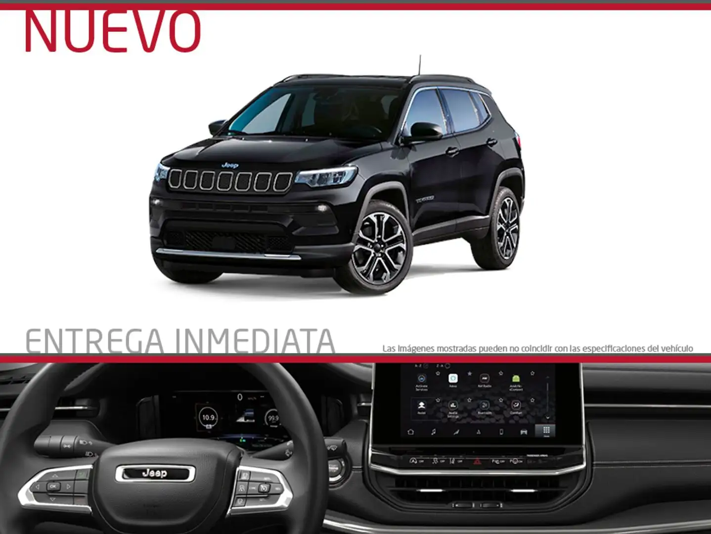 Jeep Compass eHybrid 1.5 MHEV 96kW Altitude Dct Noir - 1