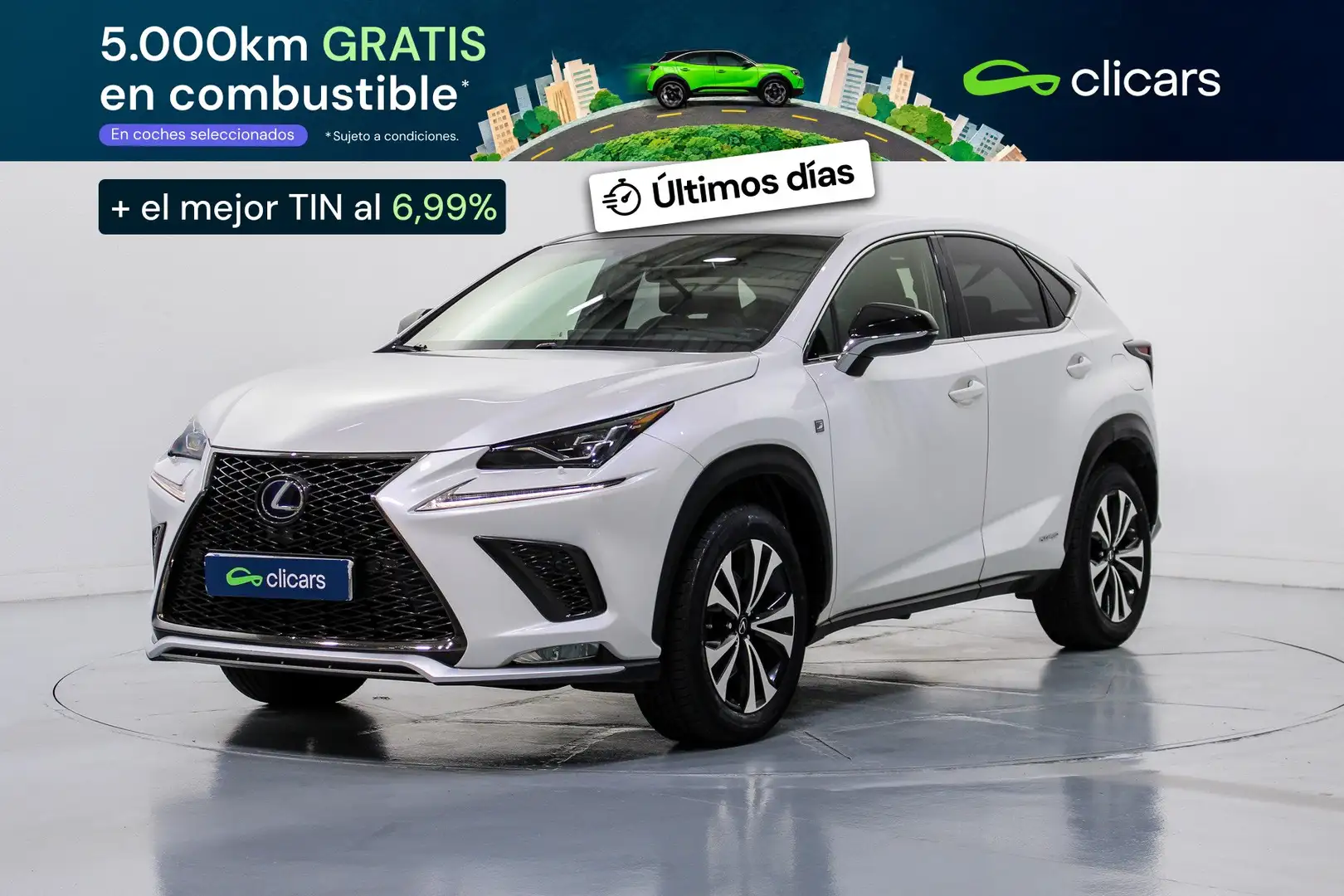 Lexus NX 300h F Sport Kick Power Panorámico 4WD Blanco - 1