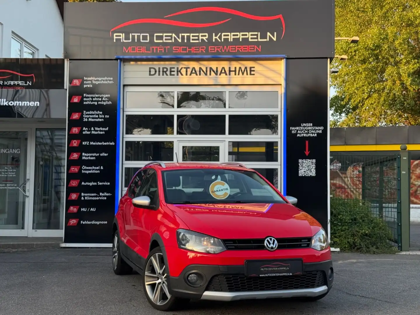 Volkswagen Polo V CrossPolo (Klima-Tempom.-Sitzheizung-SHZ) Rot - 1