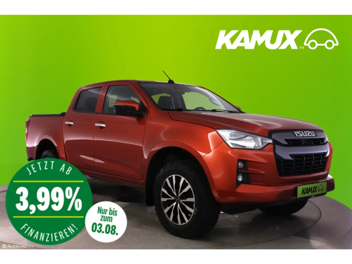 Isuzu D-Max 1.9TD 4WD Double Cab Aut.LS+ACC+AHK+SHZ Oranje - 1