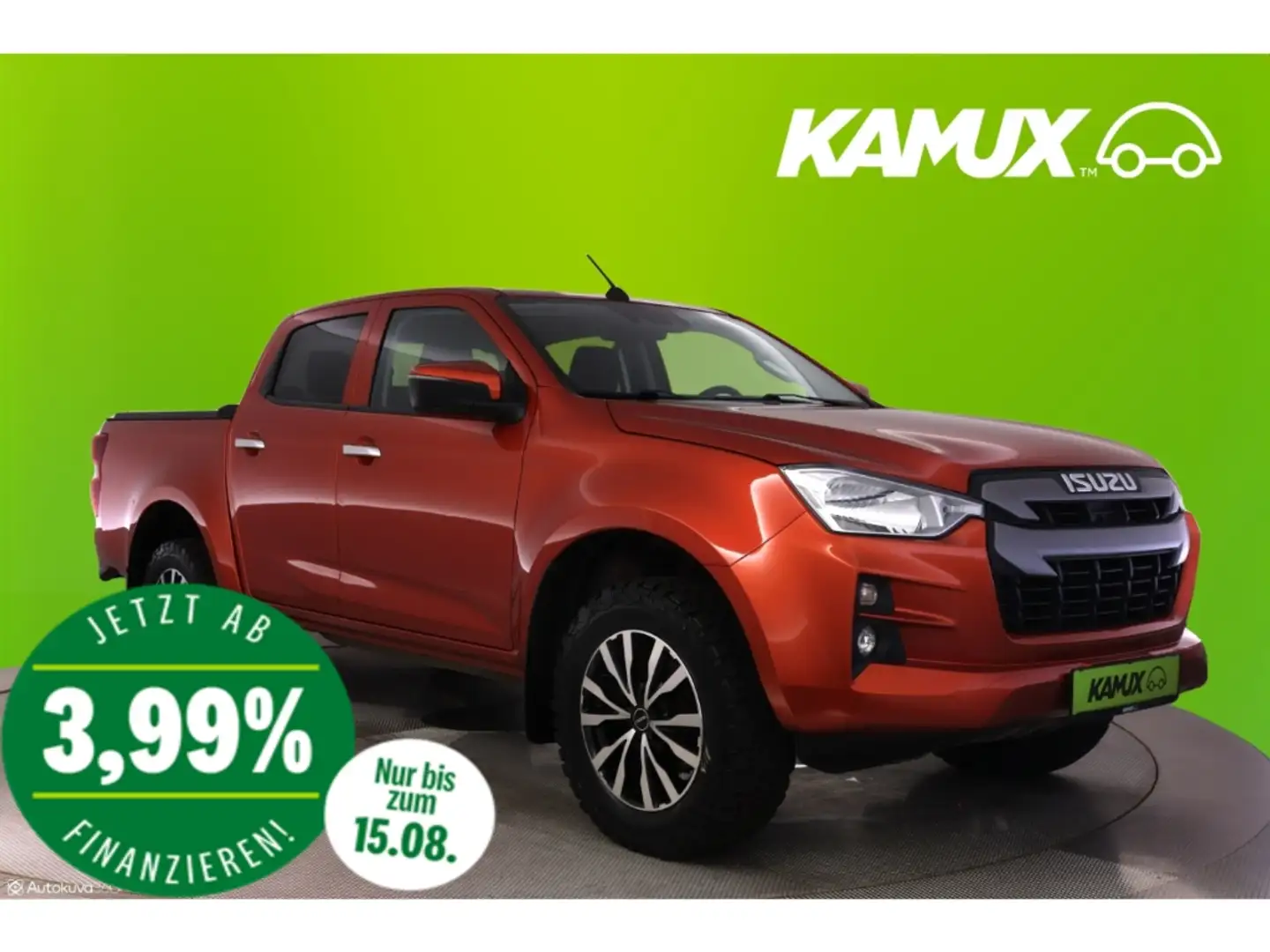 Isuzu D-Max 1.9TD 4WD Double Cab Aut.LS+ACC+AHK+SHZ Orange - 1