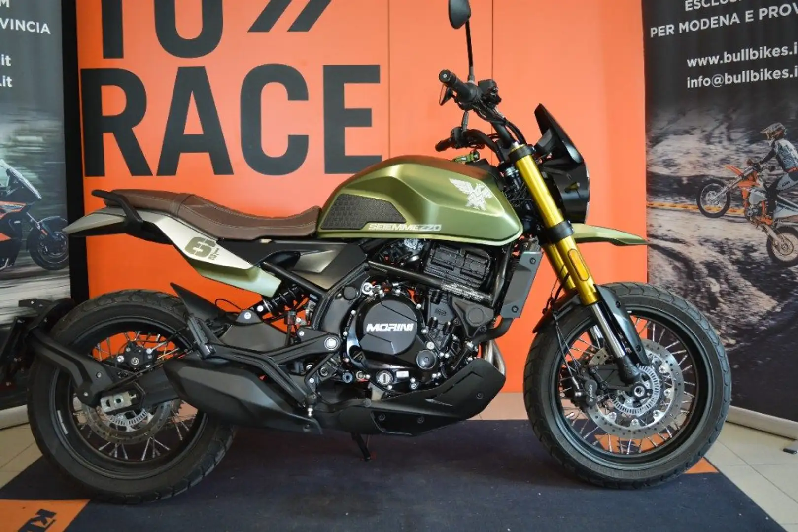Moto Morini SEIEMMEZZO SCR ABS Verde - 1