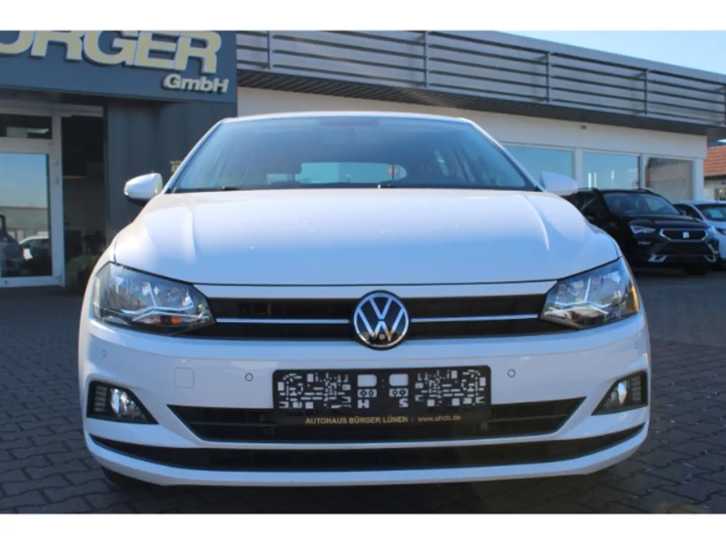 Volkswagen Polo VI Comfortline 1.0 TSI Apple/Android DAB SHZ Notbr Blanc - 1