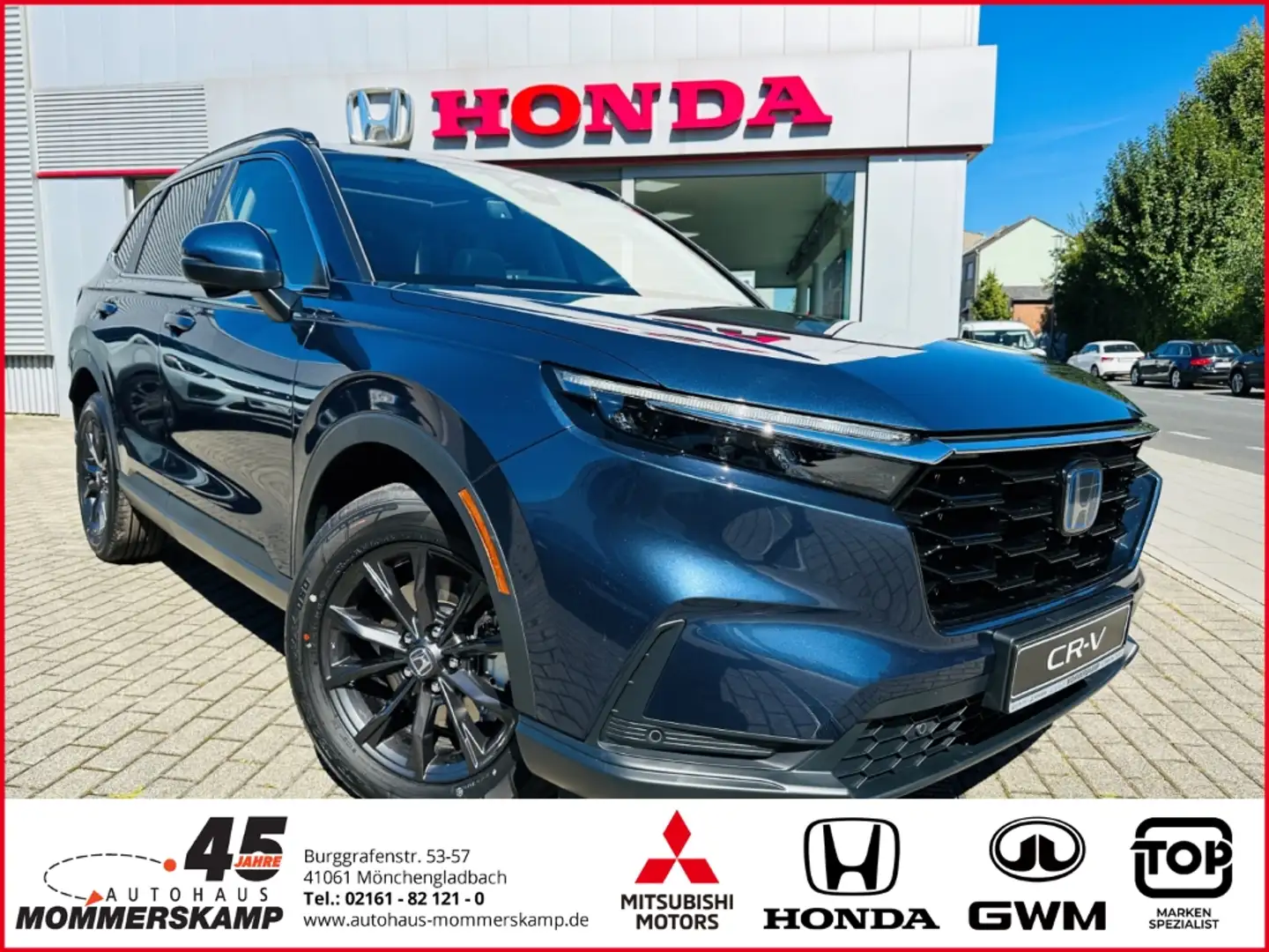 Honda CR-V e:HEV Advance AWD 2.0 Leder El. Pano.Panorama Navi Blau - 1
